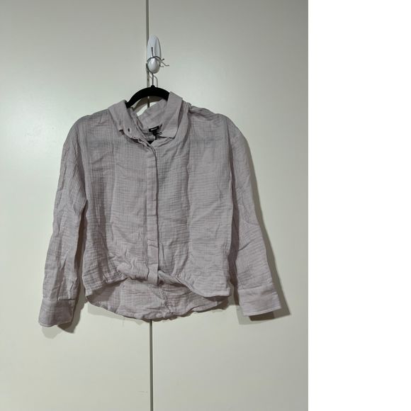 NEW Size M MONROW Relaxed Blouse in Chalk REVOLVE MSRP $128 - Picture 5 of 8